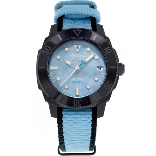 Часы Alpina Seastrong Diver Gyre AL-525LMPLNB3VG6