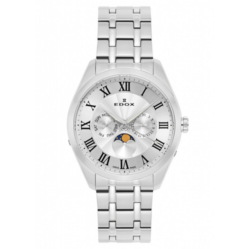 Edox Les Vauberts Day Date Moonphase 40008 3M ARN
