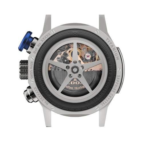 Часы Edox Chronorally Chronograph 01129 TBUCBR BUBR