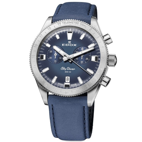 Часы Edox Skydiver Chronograph 10116 3 BUIDN