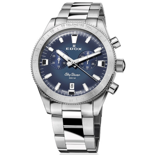 Часы Edox Skydiver Chronograph 10116 3 BUIDN