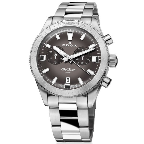 Часы Edox Skydiver Chronograph 10116 3 GRIDN
