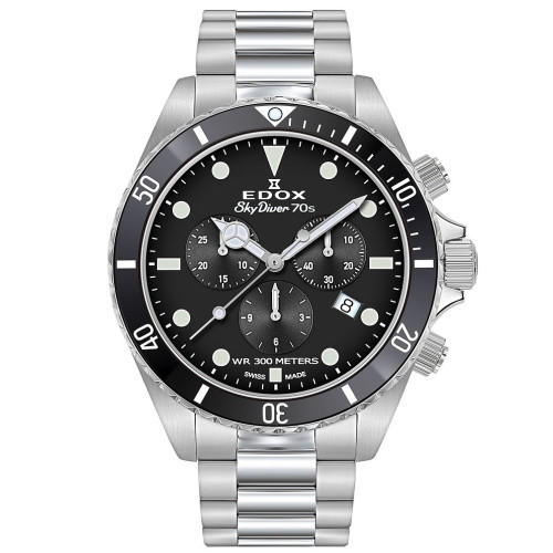 Часы Edox SkyDiver 70s Chronograph 10238 3NM NI
