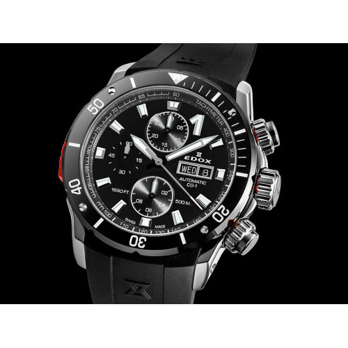 Часы Edox CO-1 Chronograph Automatic 01128 3NRCA NN