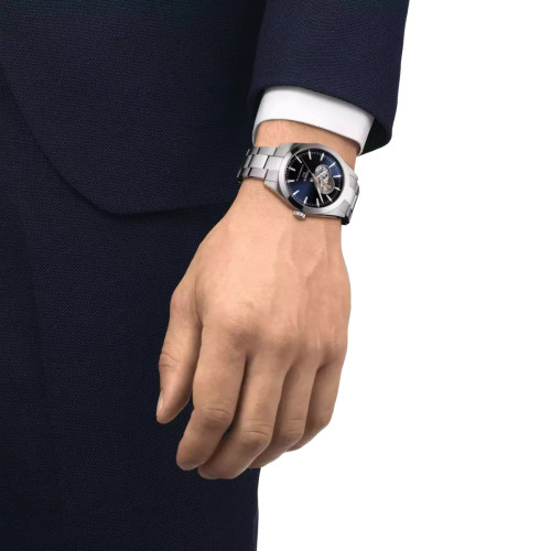 Часы Tissot Gentleman Powermatic 80 Open Heart T127.407.11.041.01