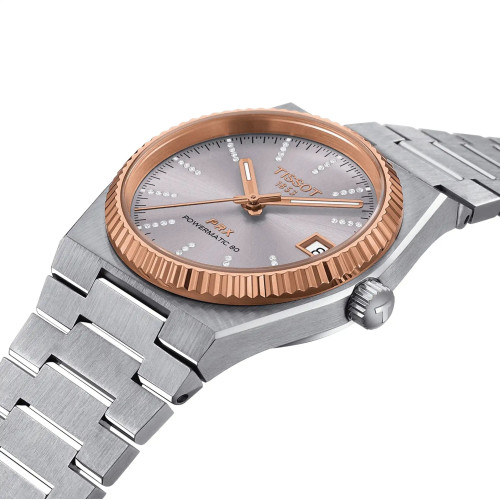 Часы Tissot PRX Powermatic 80 Steel & 18k Gold Bezel T931.207.41.336.00