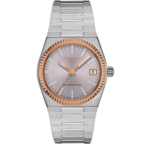 Часы Tissot PRX Powermatic 80 Steel & 18k Gold Bezel T931.207.41.336.00