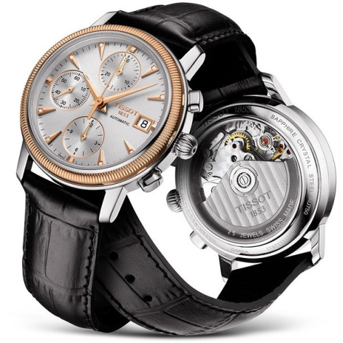 Часы Tissot Bridgeport Automatic Chronograph 18k Gold T921.427.46.036.00