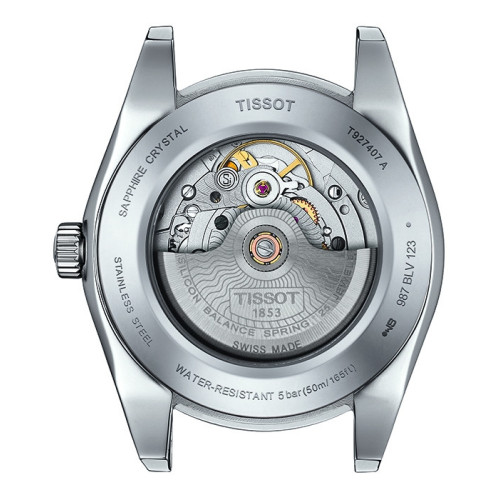 Часы Tissot Gentleman Powermatic 80 Silicium Solid 18k Gold Bezel T927.407.41.031.01