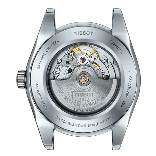 Часы Tissot Gentleman Powermatic 80 Silicium Solid 18k Gold Bezel T927.407.46.041.01