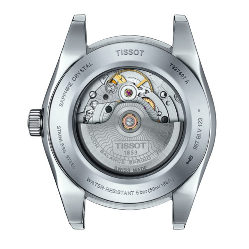 Часы Tissot Gentleman Powermatic 80 Silicium Solid 18k Gold Bezel T927.407.46.291.01