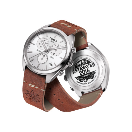 Часы Tissot PR 100 Chronograph Fete Lutte Suisse T101.417.16.031.01