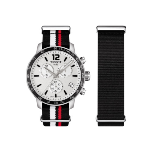 Часы Tissot Quickster Nato Chronograph T095.417.17.037.01