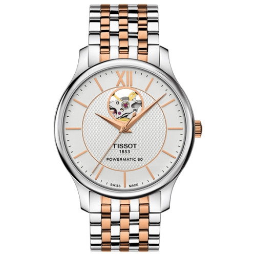 Часы Tissot Tradition Powermatic 80 Open Heart T063.907.22.038.01