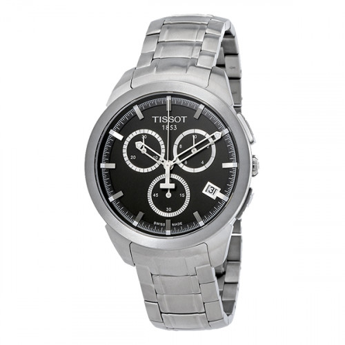 Часы Tissot Titanium Black Chronograph Dial Men's Watch T069.417.44.061.00