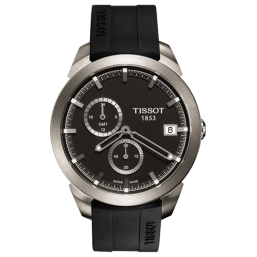 Часы Tissot Titanium GMT Black Dial Men's Watch T069.439.47.061.00
