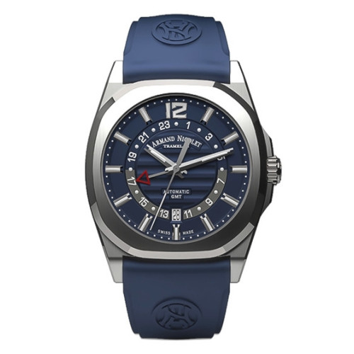 Часы Armand Nicolet J09 GMT steel 41 mm A663AAA-BU-GG4710U