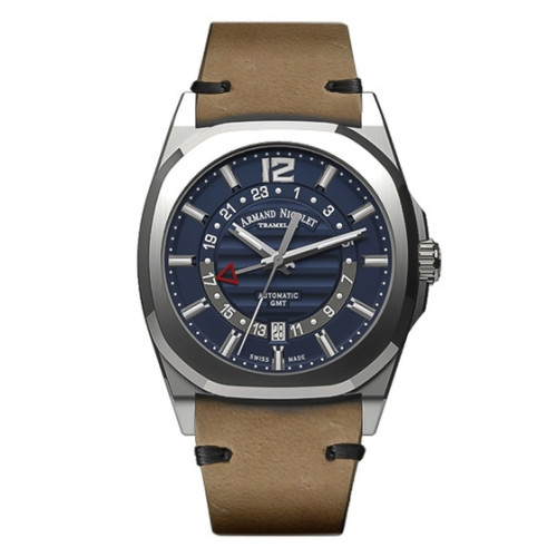 Часы Armand Nicolet J09 GMT A663AAA-BU-PK4140CA
