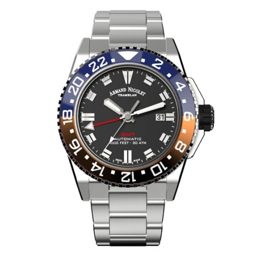 Часы Armand Nicolet JS9 GMT A486BGN-NR-MA4480AA