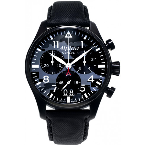Часы Alpina Startimer Pilot Camouflage Chronograph AL-372BMLY4FBS6