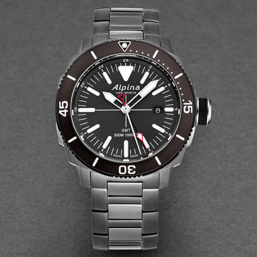 Часы Alpina Seastrong Diver GMT AL247LGG4TV6B