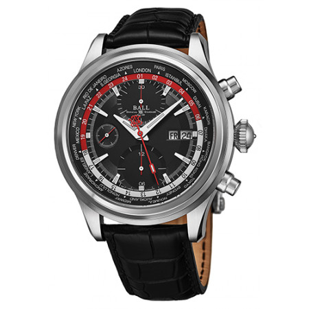 Ball Trainmaster Worldtimer Chronograph CM2052DLL1JBKRD
