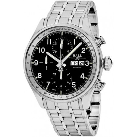 Ball Trainmaster Pulsemeter Chronograph CM3038C-SJ-BK
