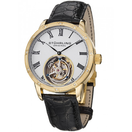 Stuhrling Tourbillon Diamond Dominus 312S.3335X15