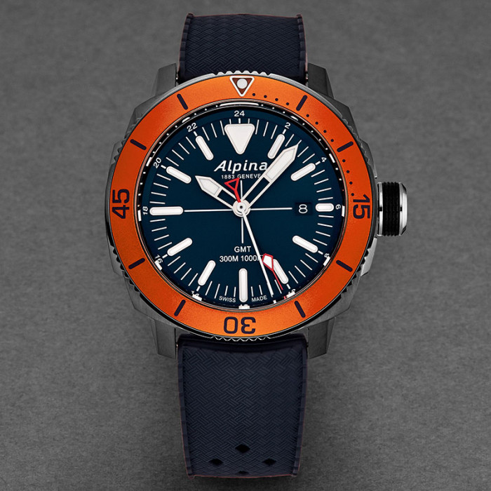 Alpina GMT Seastrong 300M防水 腕時計 Amazon | Alpina メンズ Seastrong Diver 300 GMT 自動、発光