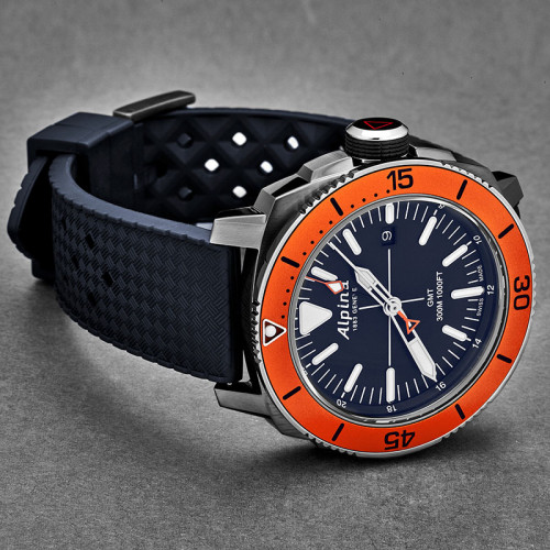 Alpina GMT Seastrong 300M防水 腕時計 Amazon | Alpina メンズ Seastrong Diver 300 GMT 自動、発光