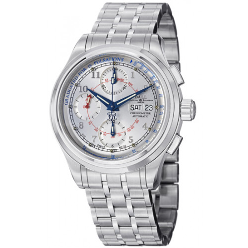 Часы Ball Trainmaster Pulsemeter Chronometer CM1010D-SCJ-WH