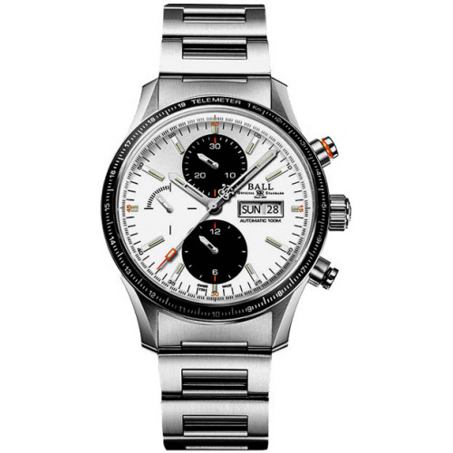 Часы Ball Fireman Storm Chaser Pro Chronograph CM3090C-S1J-WH