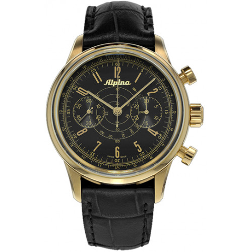 Часы Alpina Alpina 130 Heritage Pilot Chronograph AL-860B4H5