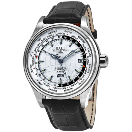 Ball Trainmaster Worldtime GM2020D-LCJ-WH