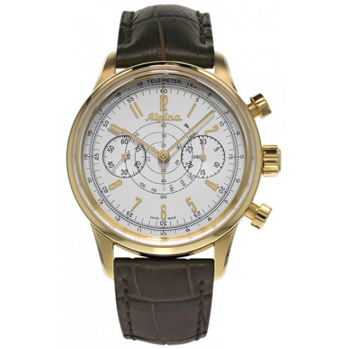 Часы Alpina Alpina 130 Heritage Pilot Chronograph AL-860S4H5