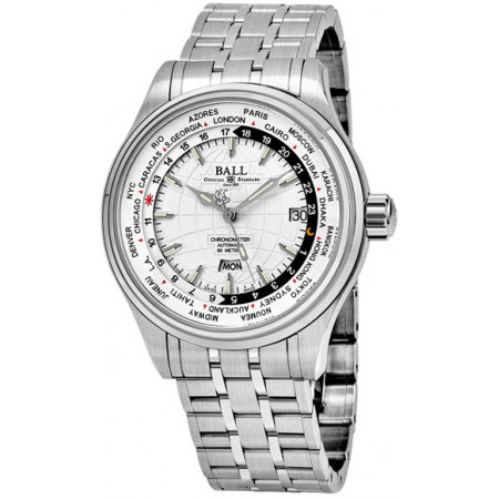 Ball Trainmaster Worldtime GM2020D-SCJ-WH