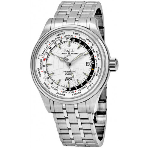 Часы Ball Trainmaster Worldtime GM2020D-SCJ-WH