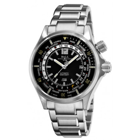 Ball Engineer Hydrocarbon Engineer Master II Diver Worldtime DG2022A-SA-BK